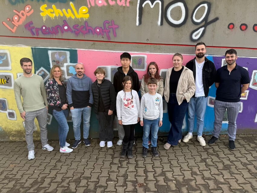 Gruppenbild Schülersprecher-Team